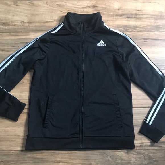 adidas | Jackets & Coats | Adidas Black And White Tracksuit